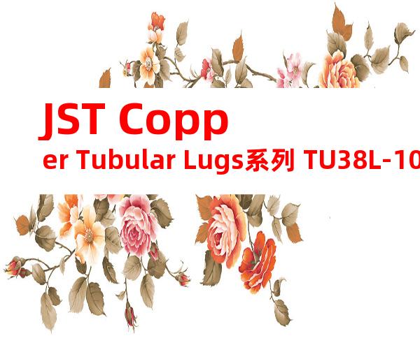 JST Copper Tubular Lugs系列 TU38L-10无焊端子产品规格书